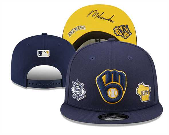 Milwaukee Brewers 2025 Stitched Snapback Hats 0017,We sell and wholesale Milwaukee Brewers 2025 Stitched Snapback Hats 0017 on line form chian!
